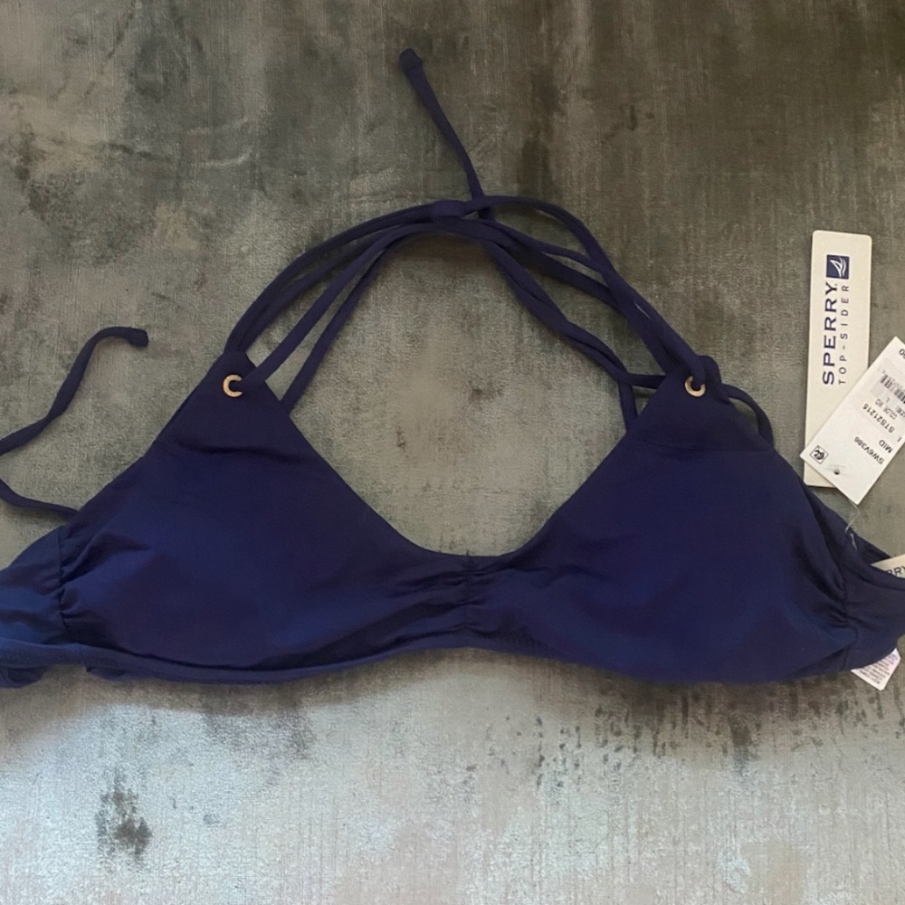 Sperry Top Sider Bikini Top - Brand NEW with tags; size L